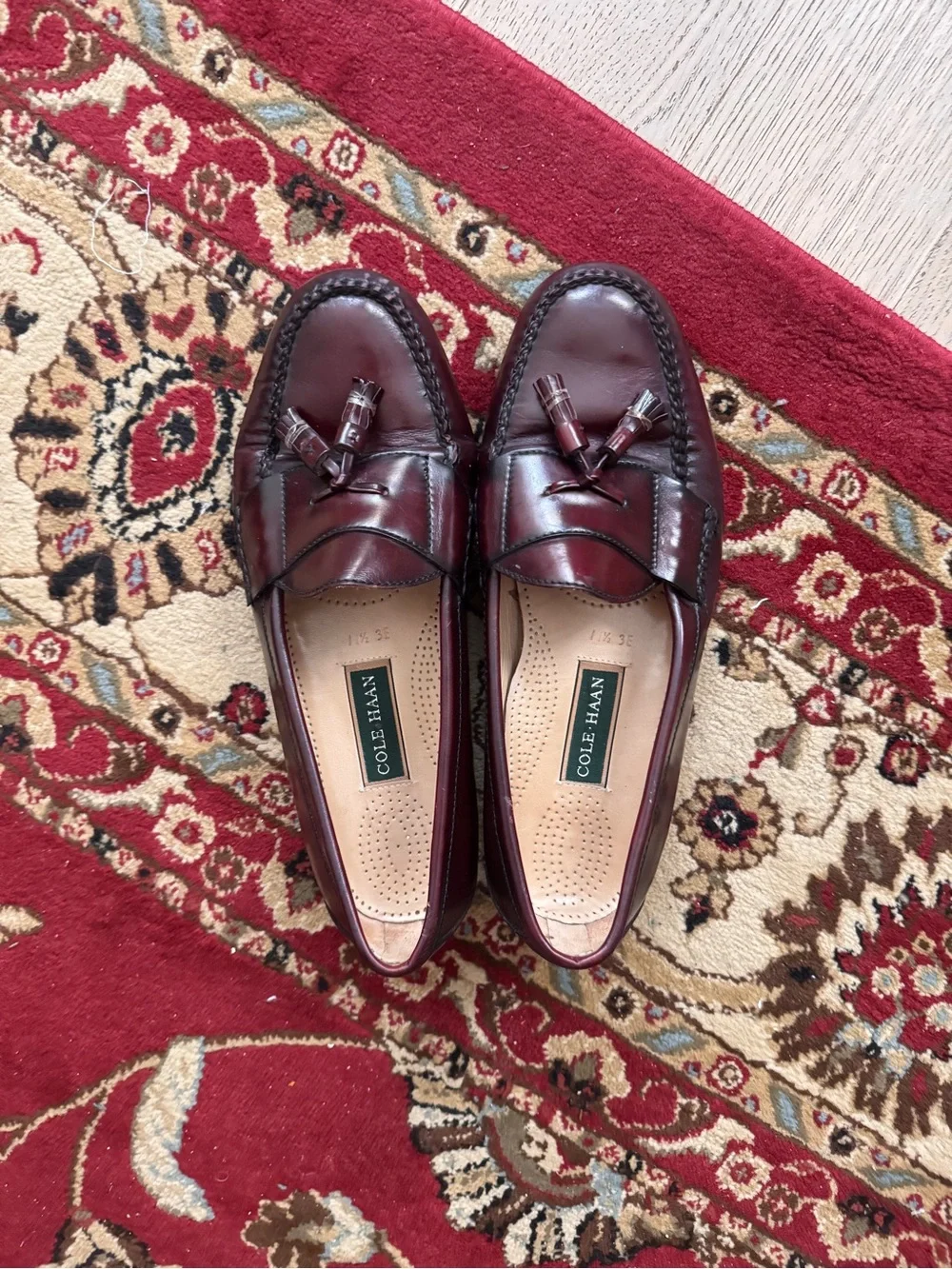 Cole Haan Men’s Burgundy Tassel Loafers - 11.5